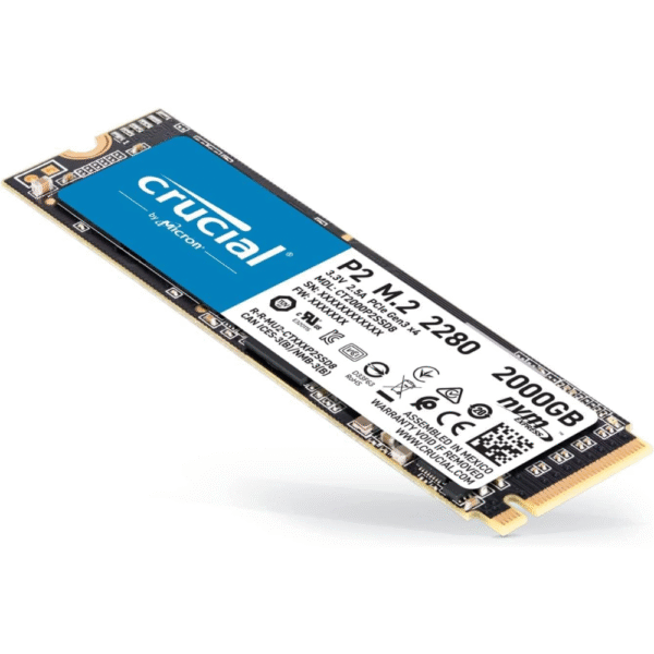 CRUCIAL P2 2TB NVME M.2 SSD