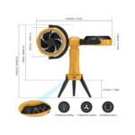 F7300 Outdoor Fan with Light, outdoor ceiling fan, fan with LED light, waterproof outdoor fan, garden fan with light