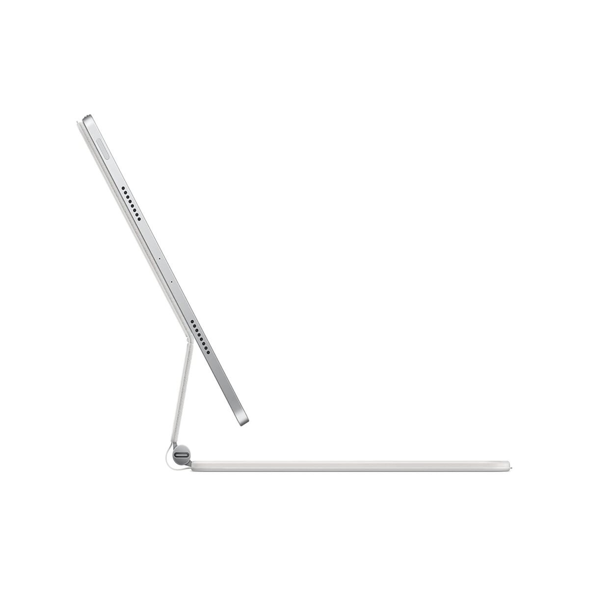 Apple Magic Keyboard iPad Pro 11-inch, iPad Pro 11 M4 Keyboard, MWR03B/A, British English Keyboard for iPad, White Magic Keyboard