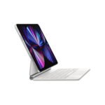 Apple Magic Keyboard iPad Pro 11-inch, iPad Pro 11 M4 Keyboard, MWR03B/A, British English Keyboard for iPad, White Magic Keyboard
