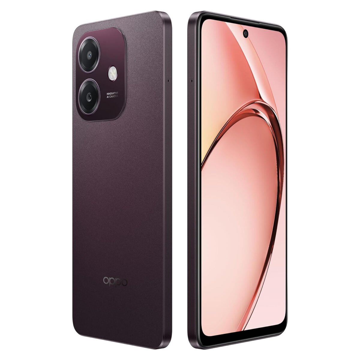 Oppo A3x 4G Dual SIM Smartphone, 4 GB RAM, 128 GB Storage, Nebula Red