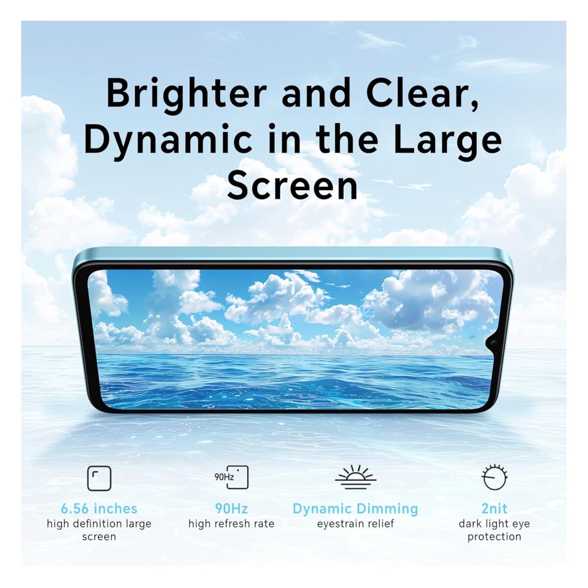 Honor X5b Plus 4G, Honor X5b Plus 128GB, Honor X5b Plus Midnight Black, Budget 4G Phone, Durable Honor Phone
