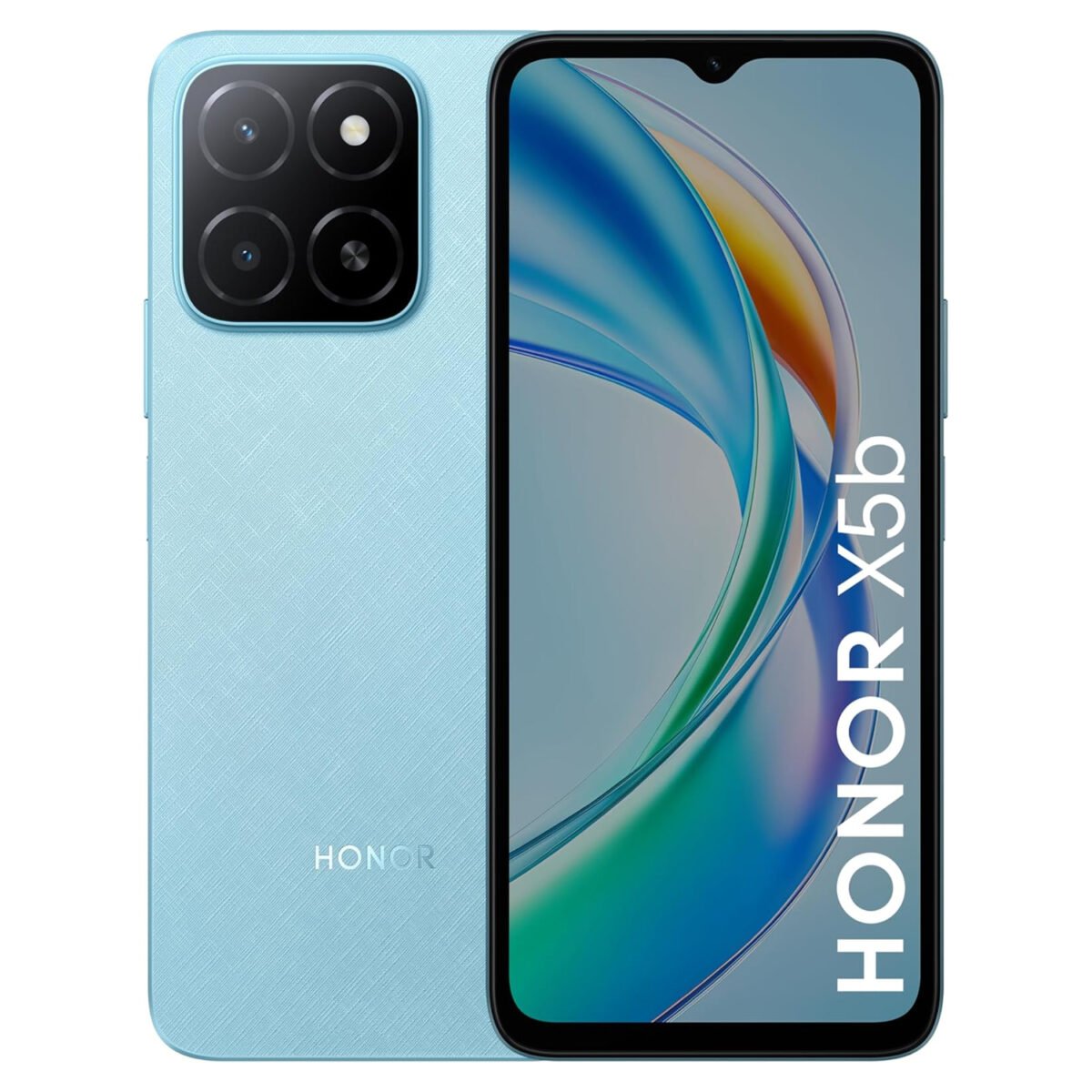 Honor X5b 4G, Honor X5b 64GB, Honor X5b Flowing Blue, Budget 4G Phone, Durable Honor Phone