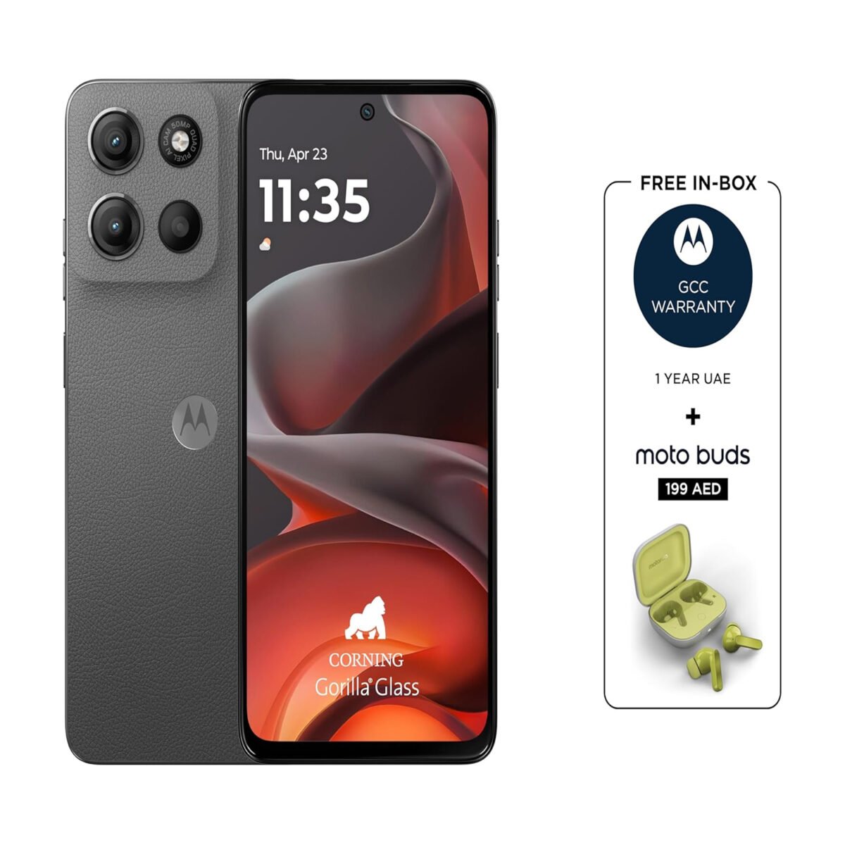 Motorola Moto G15 4G, Moto G15 8GB RAM, Moto G15 256GB, Gravity Grey smartphone, MediaTek Helio G81 Extreme, 50MP camera 4G phone, 5200mAh battery, Android 15 phone, IP54 water repellent