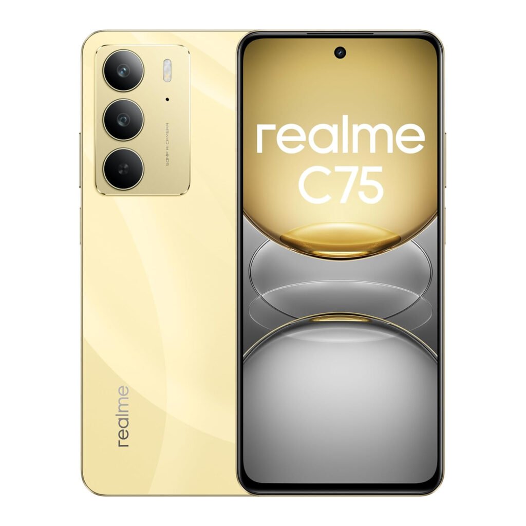 Realme C75 4G Smartphone, Realme C75, Realme 256GB Mobile, Realme 8GB RAM Phone