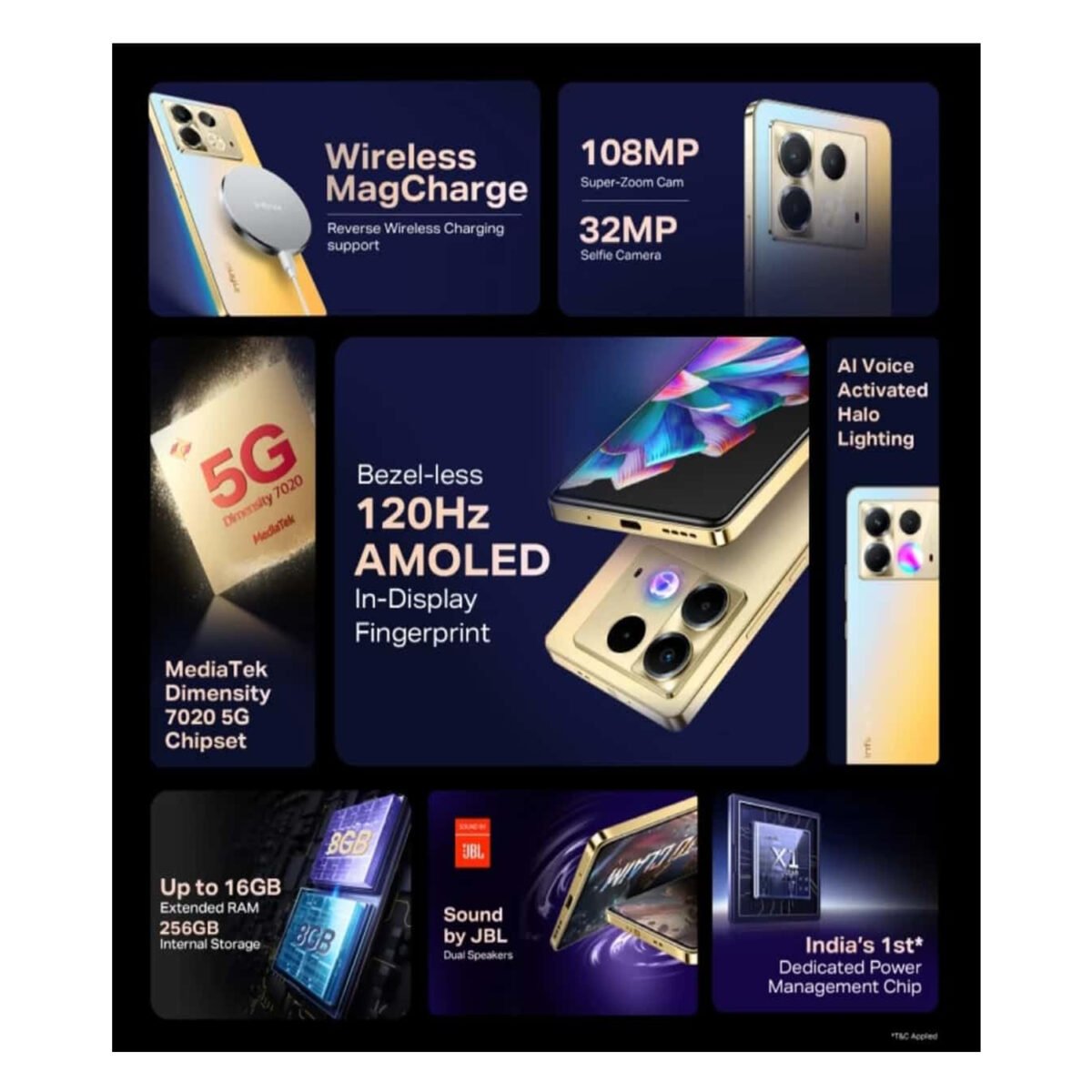 Infinix Note 40, Note 40 256GB, Infinix Note 40 Obsidian Black