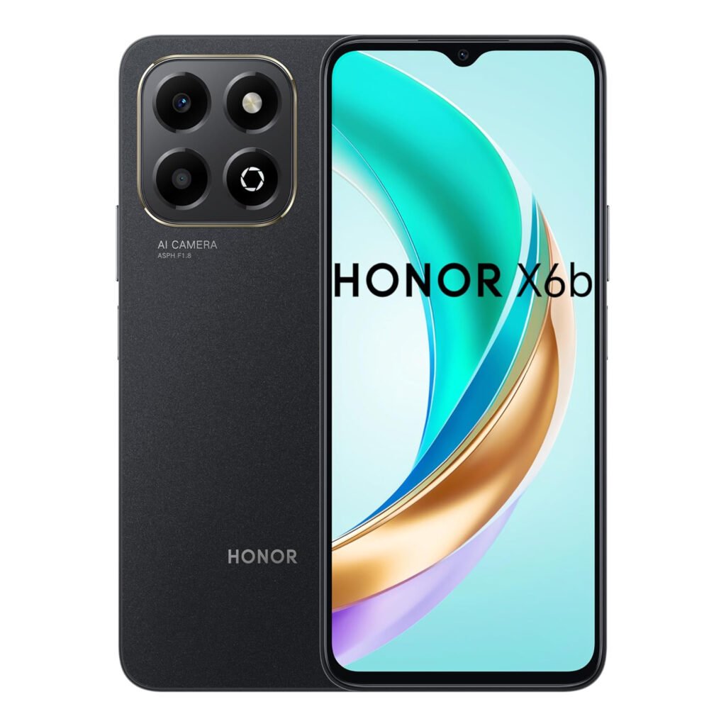 Honor X6b 4G, Honor X6b 128GB 6GB, Honor X6b Midnight Black, Budget 4G Phone India, Durable Honor Phone