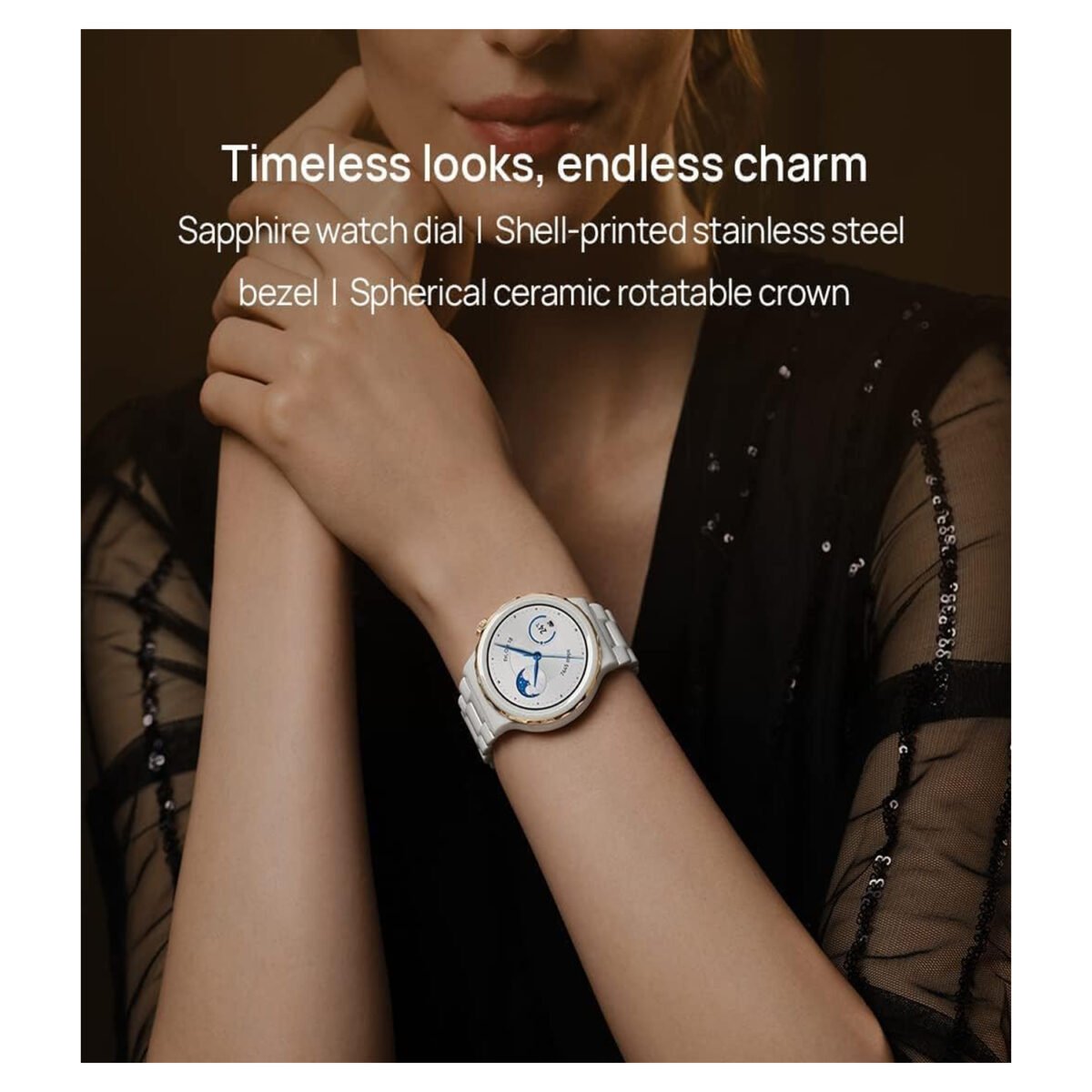 Huawei Watch GT 3 Pro Ceramic, Huawei Watch GT3 Pro 43mm, Ceramic Smartwatch, Huawei Watch ECG, 1.32 AMOLED Smartwatch, Dive Watch, Huawei Smartwatch India, Premium Smartwatch