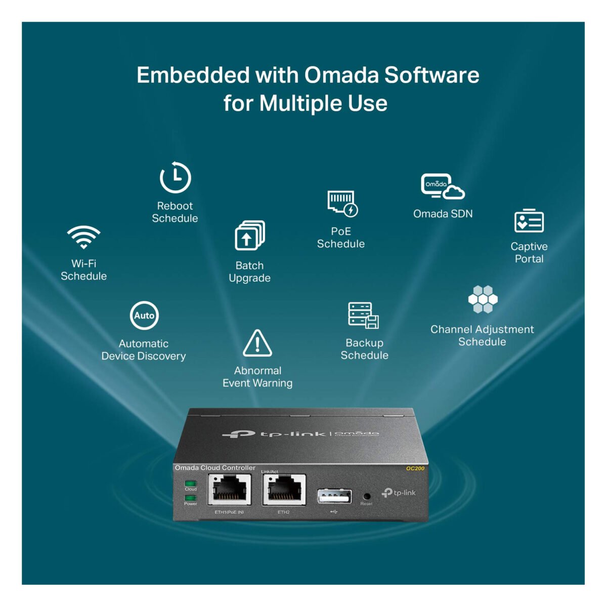 TP-Link OC200 Omada Hardware Controller, Omada SDN Controller, OC200 Hardware Controller, TP-Link OC200