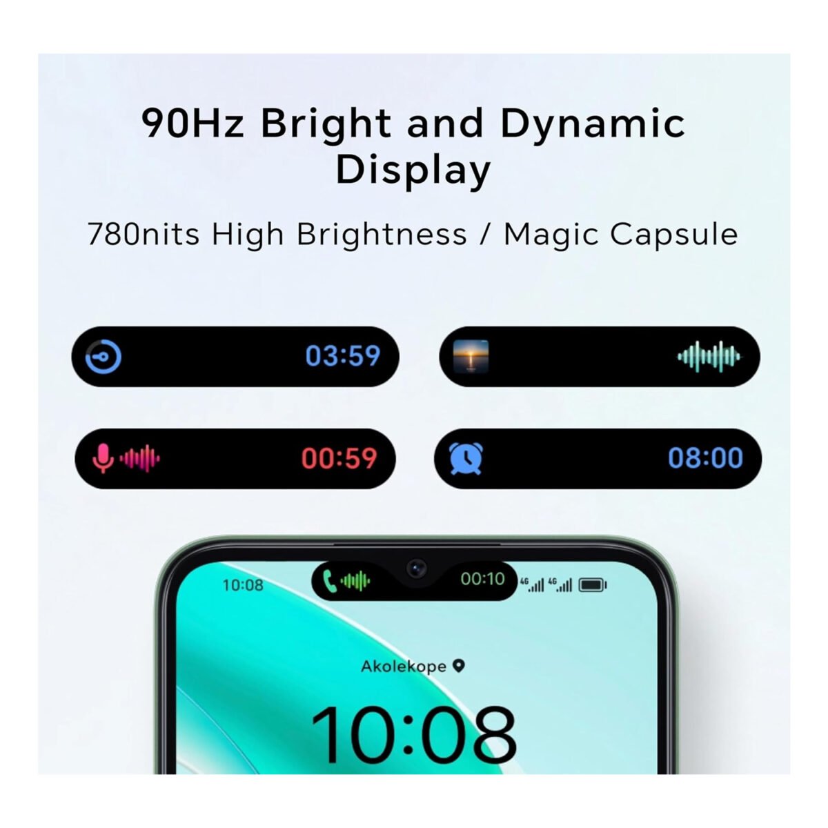 Honor X6b 4G, Honor X6b 128GB 6GB, Honor X6b Midnight Black, Budget 4G Phone India, Durable Honor Phone