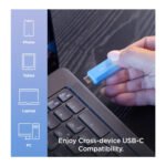 SanDisk Creator USB Type-C Flash Drive 512GB, SanDisk USB-C Pen Drive 512GB, 400MB/s flash drive, USB 3.2 Gen 1 Type-C drive,