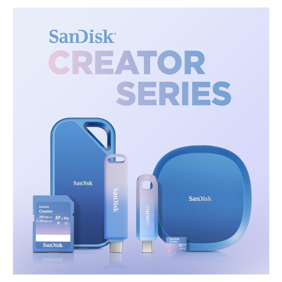 SanDisk Creator USB Type-C Flash Drive 512GB, SanDisk USB-C Pen Drive 512GB, 400MB/s flash drive, USB 3.2 Gen 1 Type-C drive,