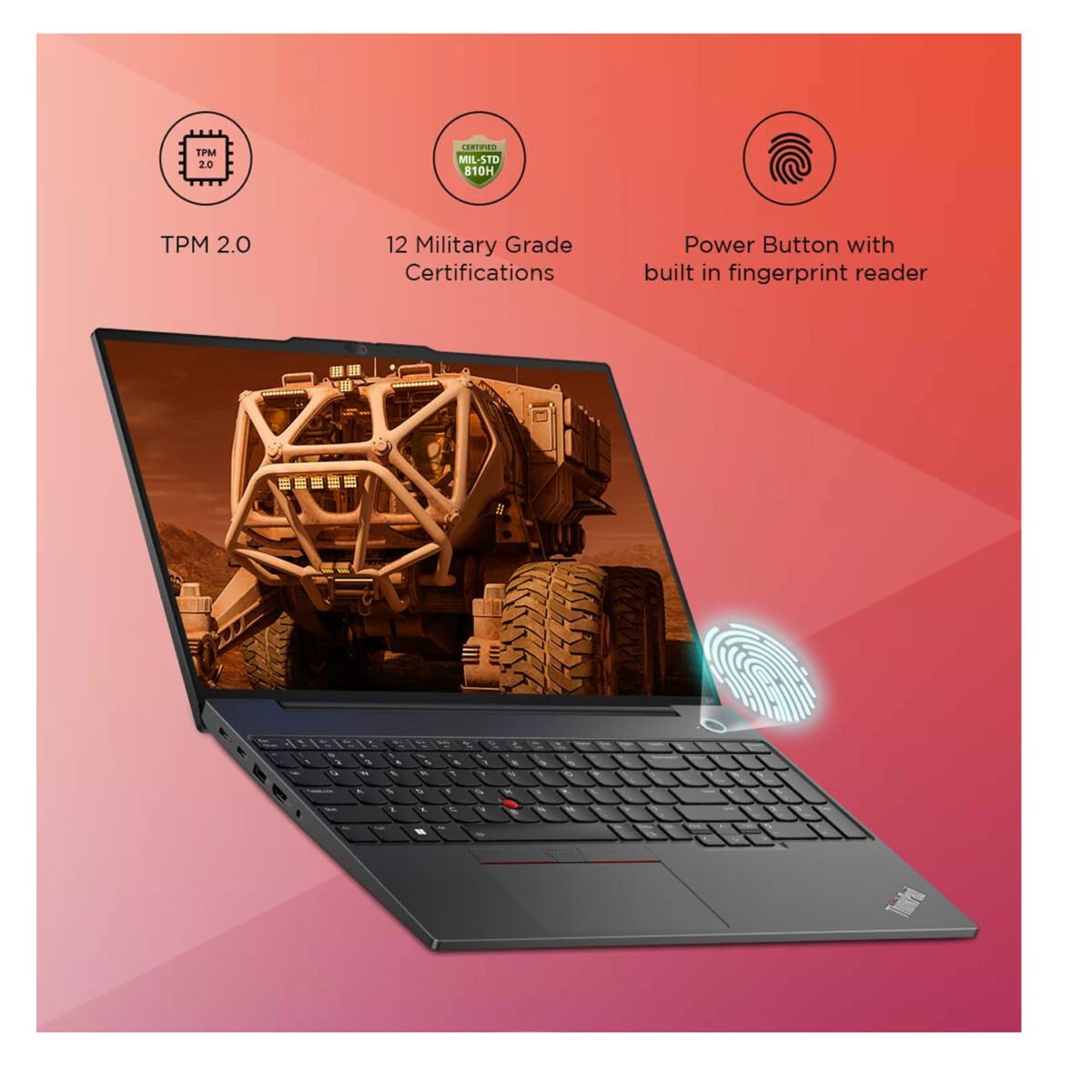 Lenovo ThinkPad E16 Gen 2 Laptop, Lenovo Ultra 5 Laptop, Lenovo 8GB RAM Laptop, Lenovo 512GB SSD Laptop, ThinkPad FreeDOS Laptop