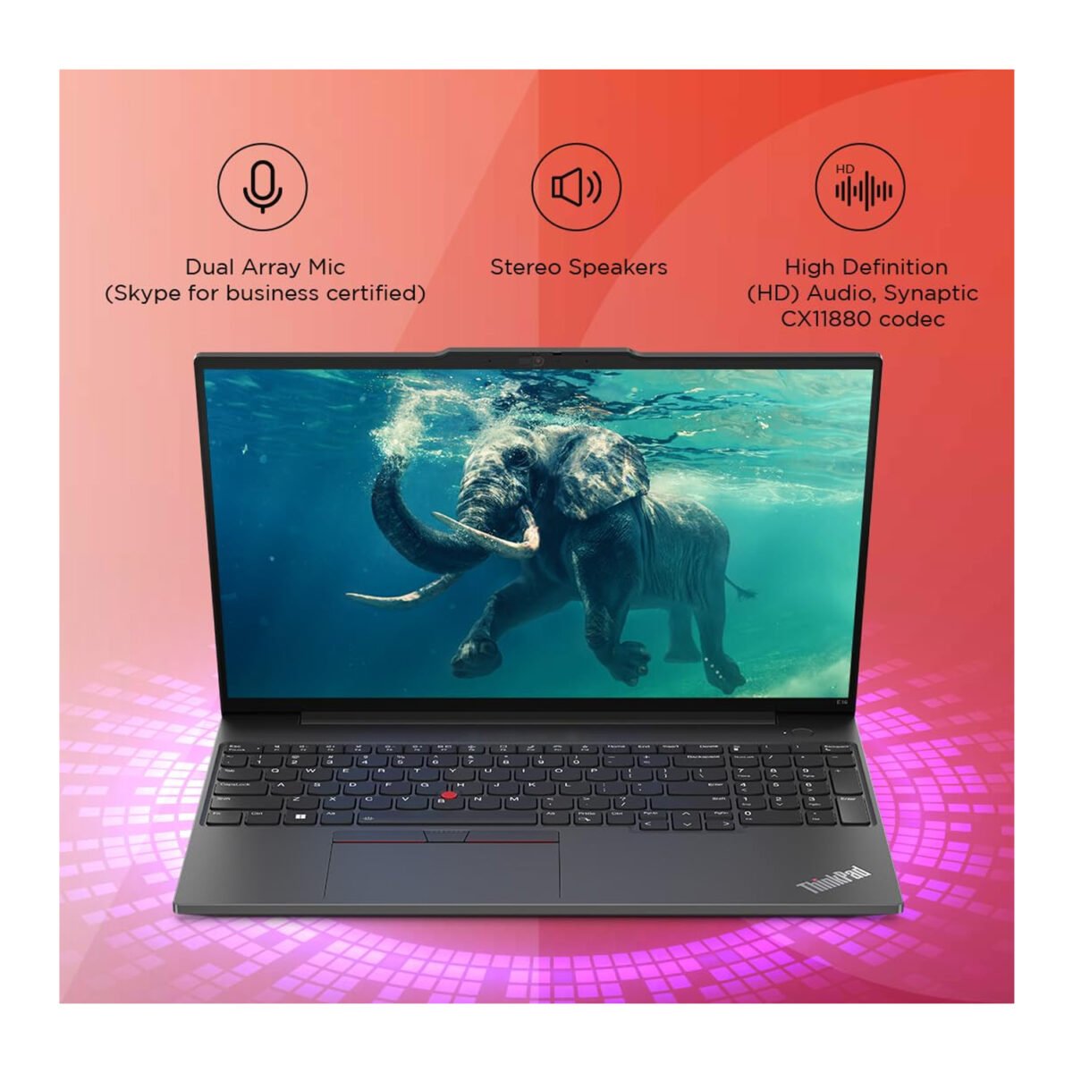 Lenovo ThinkPad E16 Gen 2 Laptop, Lenovo Ultra 5 Laptop, Lenovo 8GB RAM Laptop, Lenovo 512GB SSD Laptop, ThinkPad FreeDOS Laptop