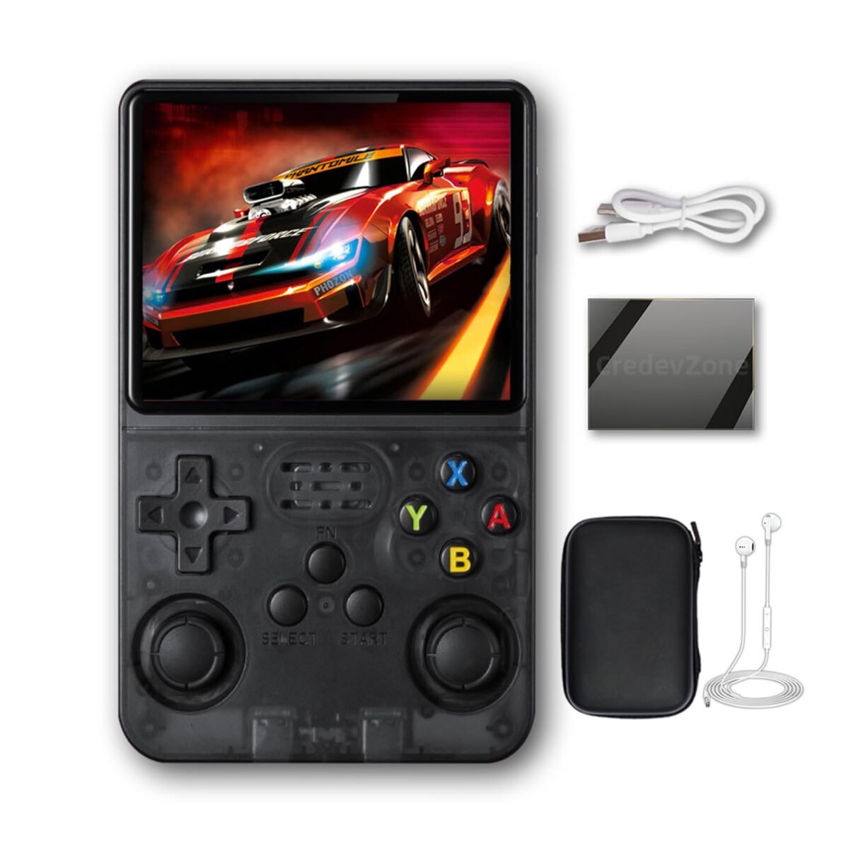 R36S Game Console, R36S Retro Console, Handheld Game Console, 64GB Game Console, Retro Emulator Device