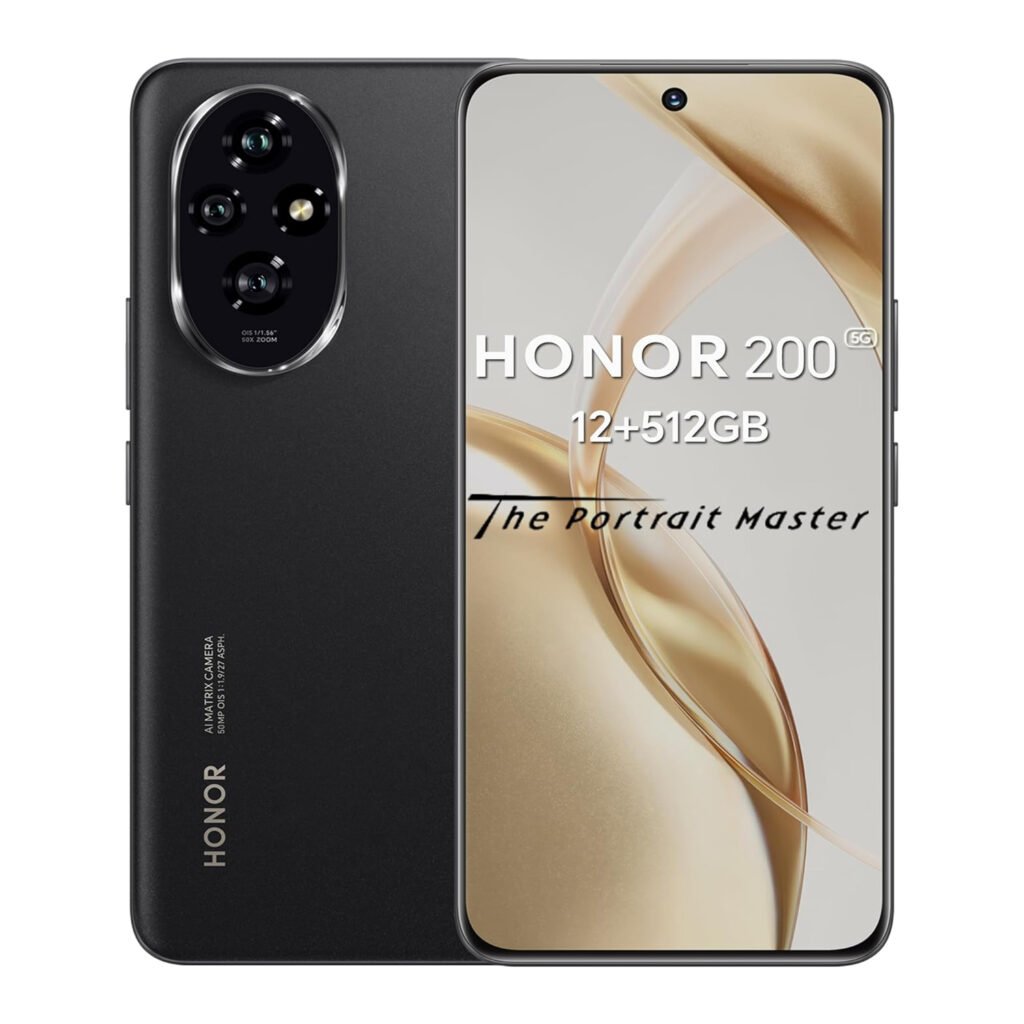 Honor 400 5G, Honor 400 12GB 512GB, Honor 400 Midnight Black, High-end 5G Phone, Snapdragon 7 Gen 3 Phone, 200MP Camera Phone
