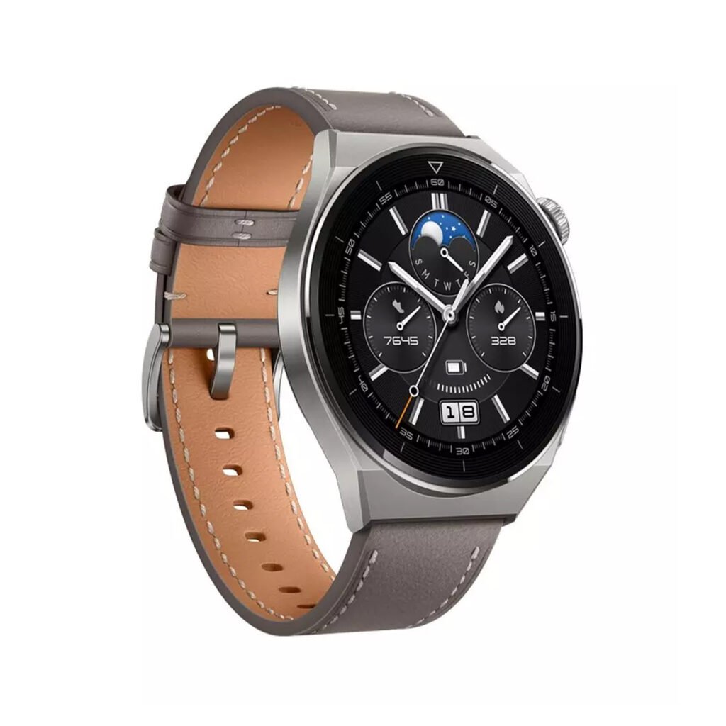 Huawei Watch GT 3 Pro 46mm, Huawei Watch GT3 Pro Grey, Titanium Smartwatch, Huawei Watch ECG, 1.43 AMOLED Smartwatch, Long Battery Life Smartwatch, Dive Watch, Huawei Smartwatch India