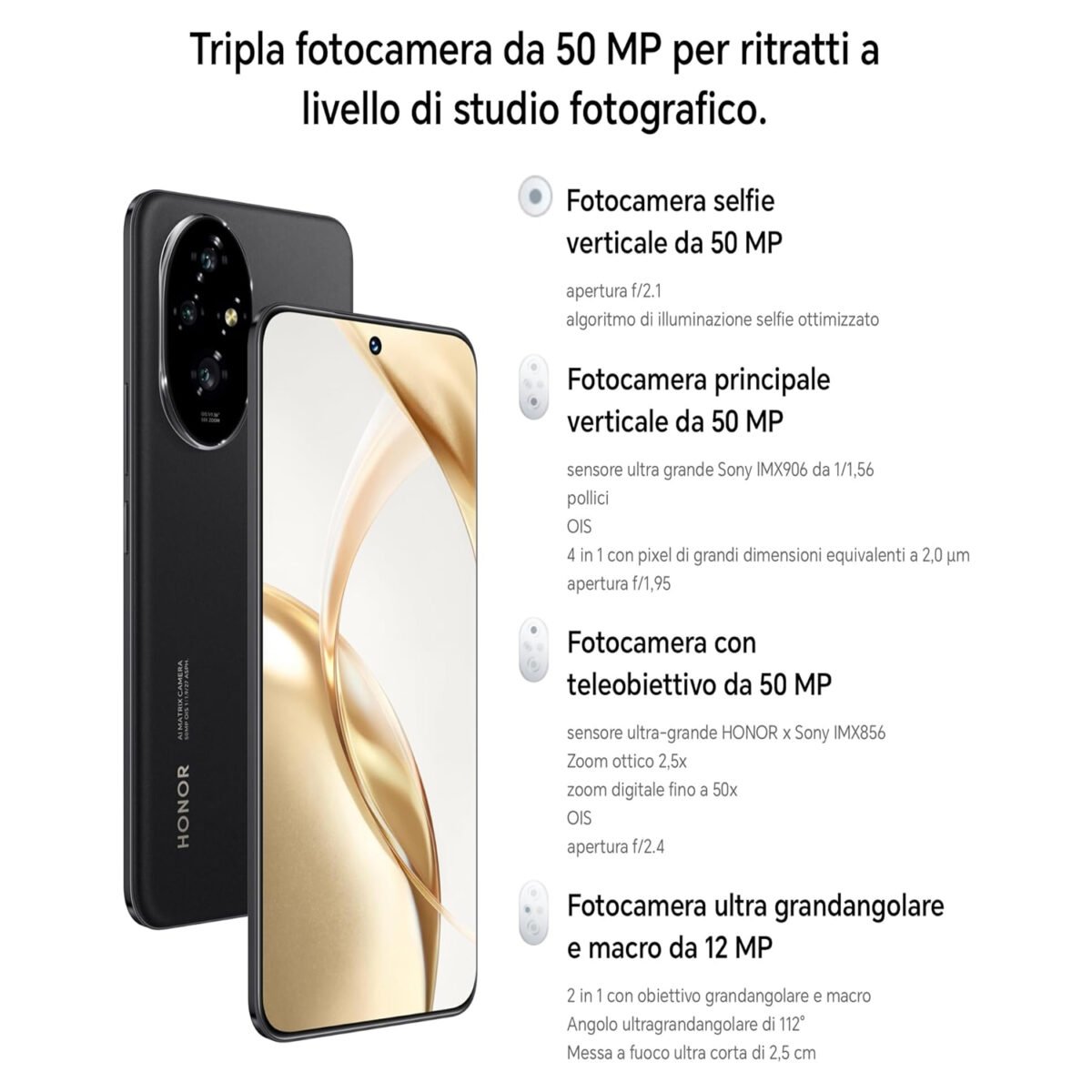 Honor 400 5G, Honor 400 12GB 512GB, Honor 400 Midnight Black, High-end 5G Phone, Snapdragon 7 Gen 3 Phone, 200MP Camera Phone