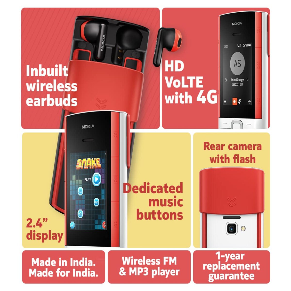 Nokia 5710 XpressMusic 4G, Nokia 5710, XpressMusic Phone, Nokia 4G Feature Phone