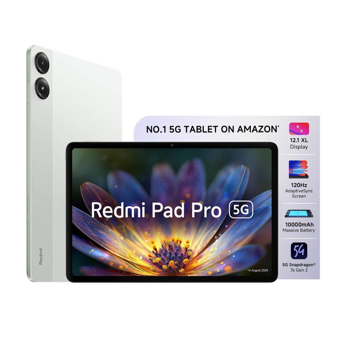 Redmi Pad Pro WiFi, 8GB RAM, 256GB Storage, 12.1 inch Tablet,