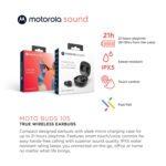 Motorola Buds 105 TWS Black,