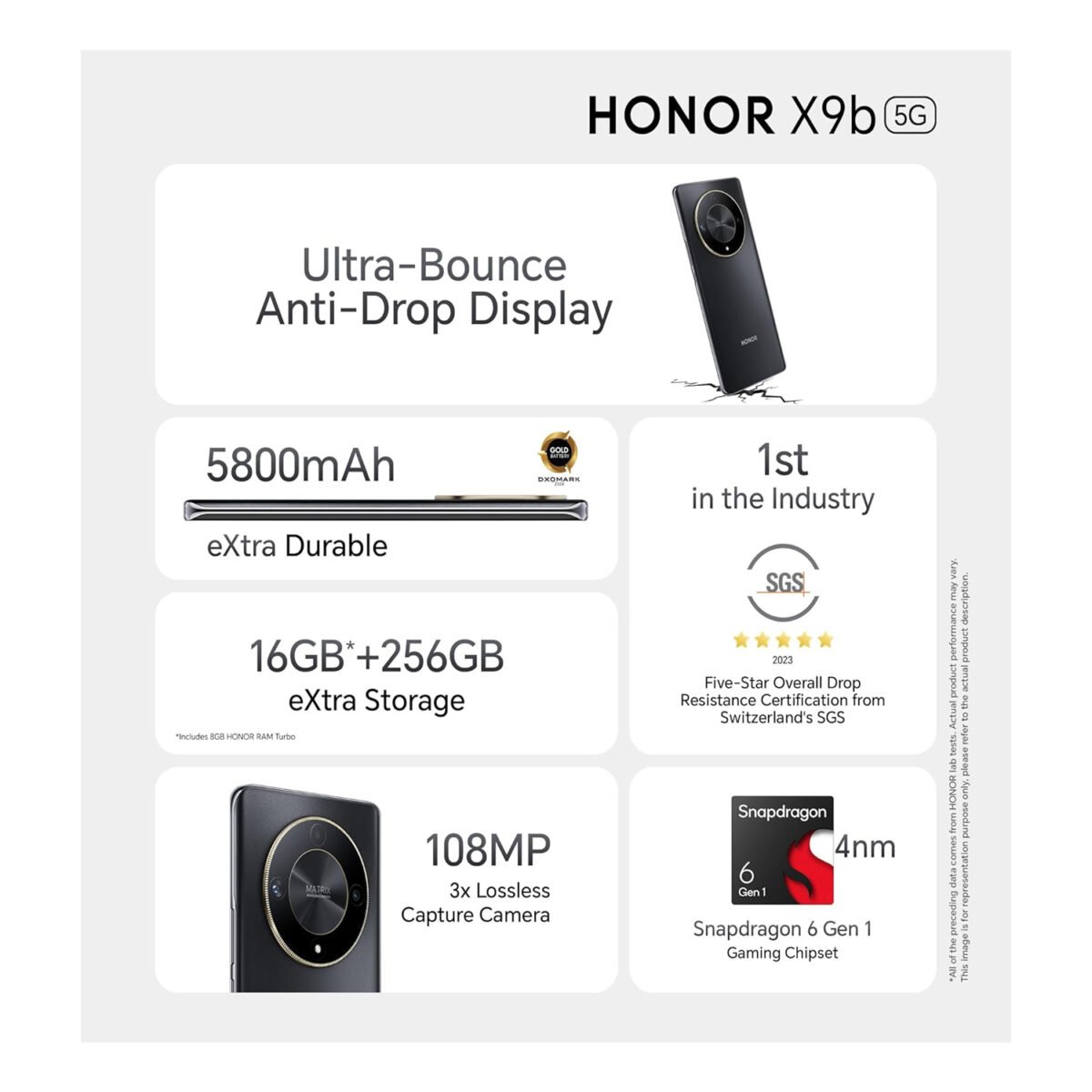 Honor X9b 5G Midnight Black