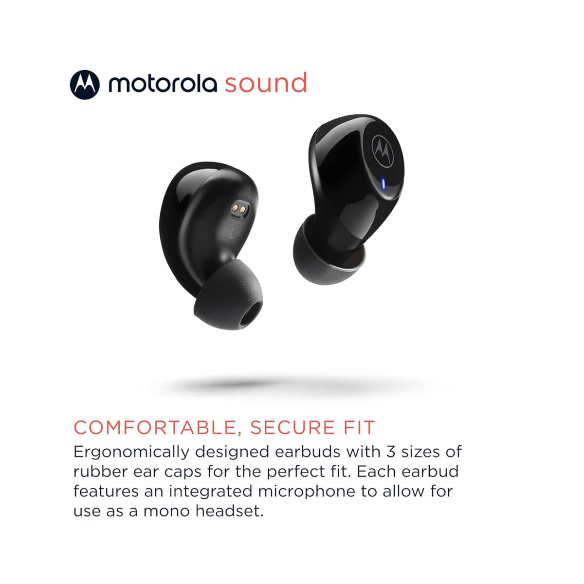 Motorola Buds 105 TWS Black,