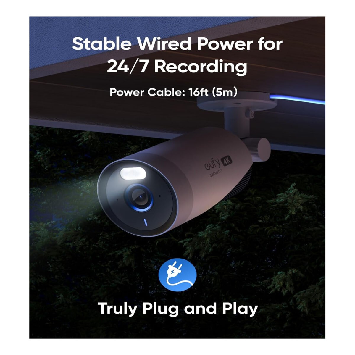 Anker eufyCam E330 4K Wired Security Camera – E8600323