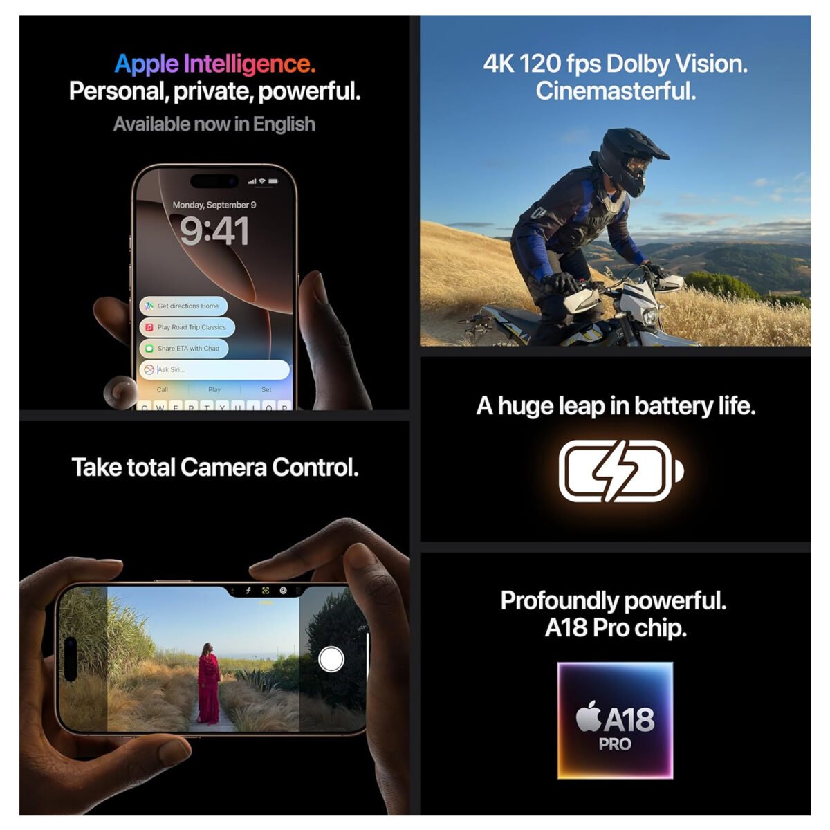 APPLE IPHONE 16 PRO (256GB) 6.3 ” DISPLAY