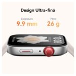 Huawei Watch Fit 3 White, Huawei Watch Fit 3, White Smartwatch, AMOLED Fitness Tracker, Long Battery Life Smartwatch, Health Tracking Watch, Bluetooth Calling Watch, Huawei Watch Fit India